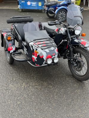 2023 Ural Gear Up Special Crimson Camo 2wd LOW MILES